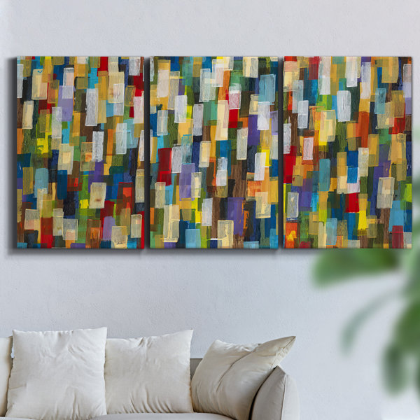 Orren Ellis Vespers Multi Piece Framed Canvas Wayfair